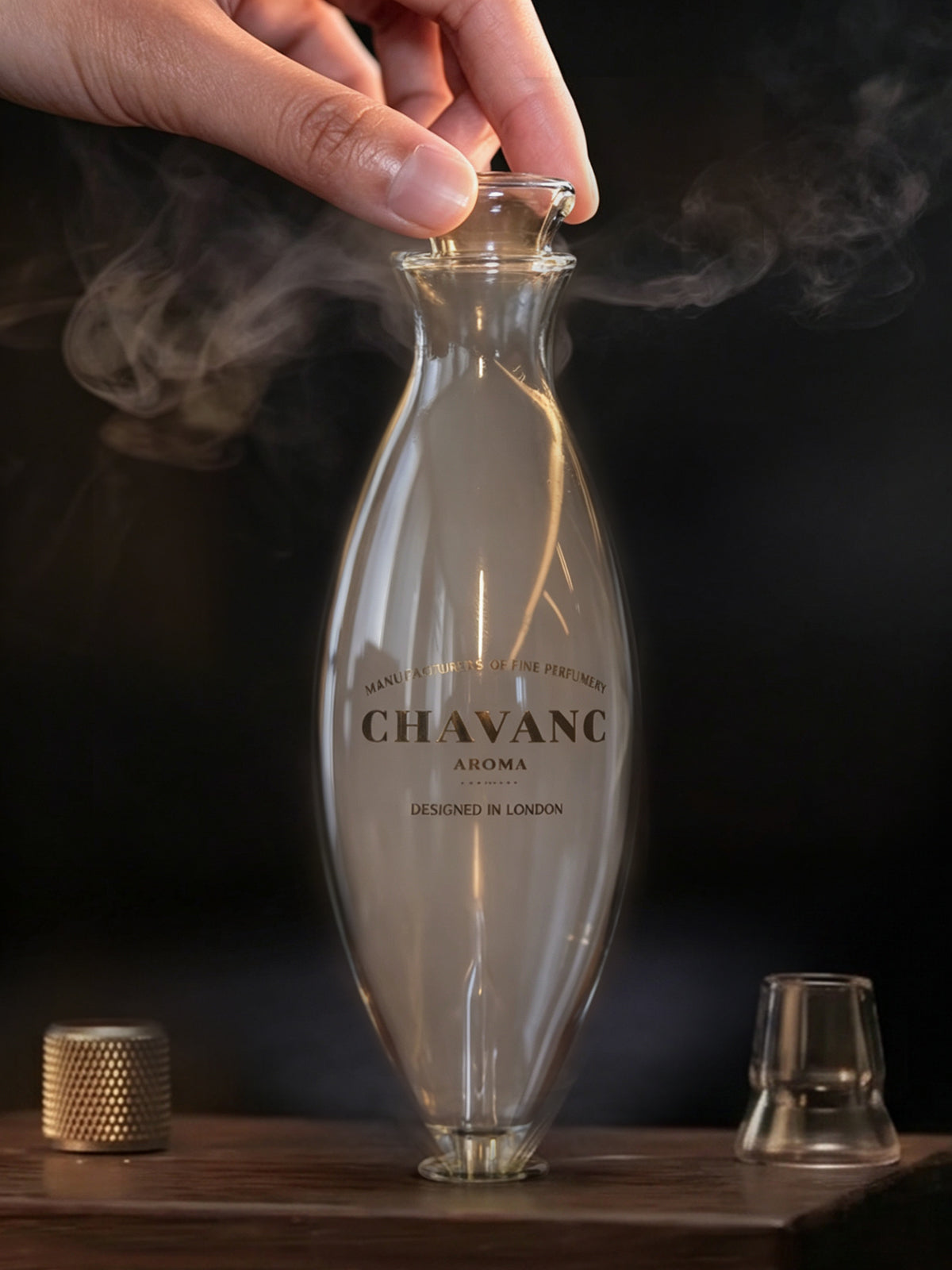 Chavanc Retro Fireplace Waterless Nebulizing Balsam Fir Diffuser - Hearth Edition