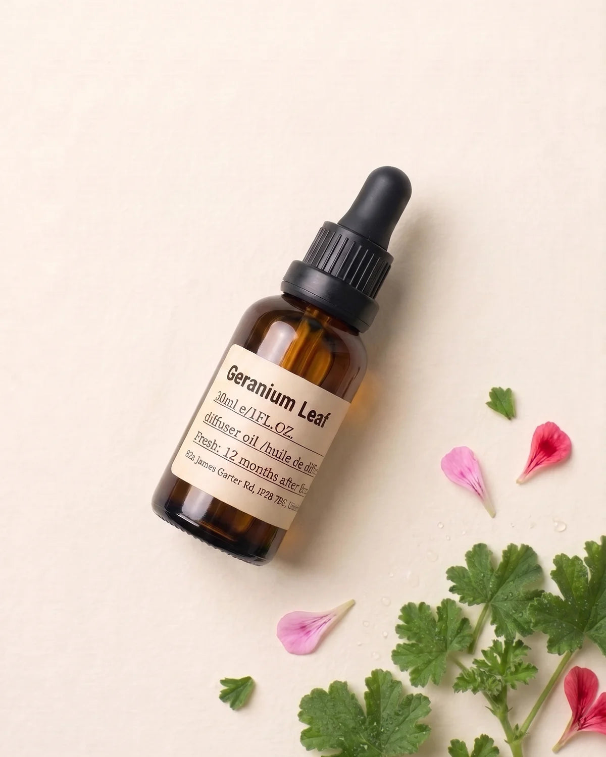 F. 87 · Geranium Leaf · Botanical Diffuser Essential Oil