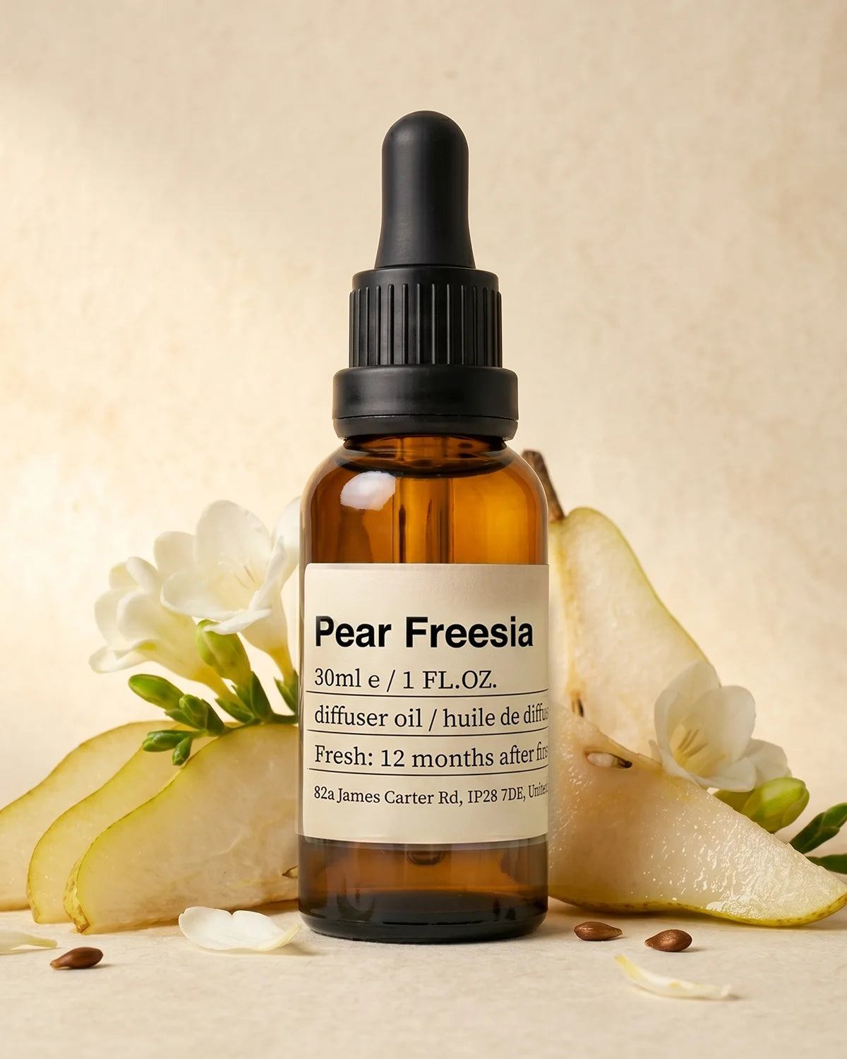 Pear & Freesia Whisper · Botanical Diffuser Essential Oil