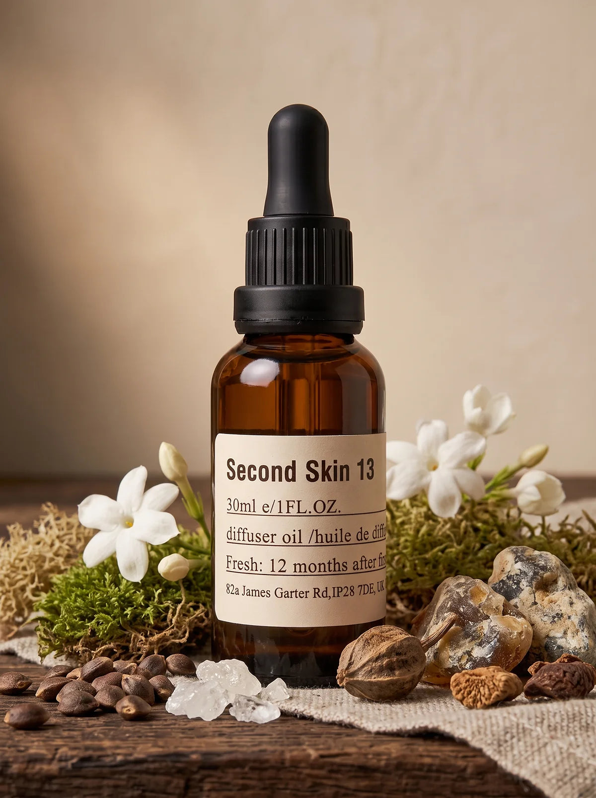 Second Skin 13 Diffuser Oil | Ambroxan & Skin Musk | Chavanc
