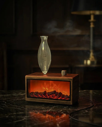 Chavanc Retro Fireplace Waterless Nebulizing Wood Diffuser - Essentials