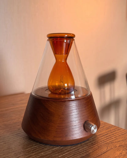 Discover the Chavanc Waterless Essential Oil Diffuser. An artisan amber glass aromatherapy diffuser engineered for pure room scent, with cold-air nebulization and 3-stage timers.