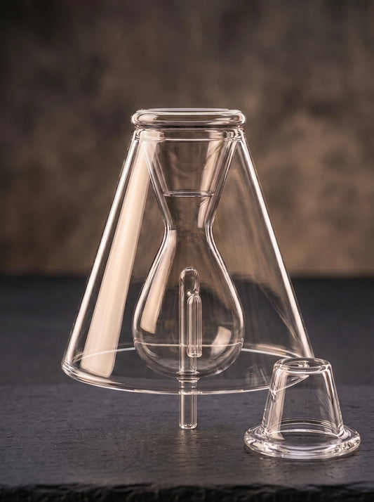 Glass replacement for chavanc the_Chavanc_Waterless_Essential_Oil_Diffuser._An_artisan_amber_glass_aromatherapy_diffuser_engineered_for_pure_room_scent_with_cold-air_nebulization_