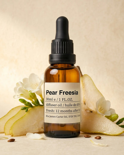 Pear & Freesia Whisper · Botanical Diffuser Essential Oil