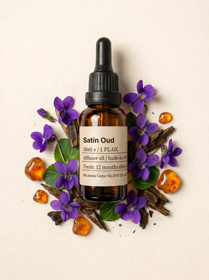 Satin Oud · Botanical Diffuser Essential Oil