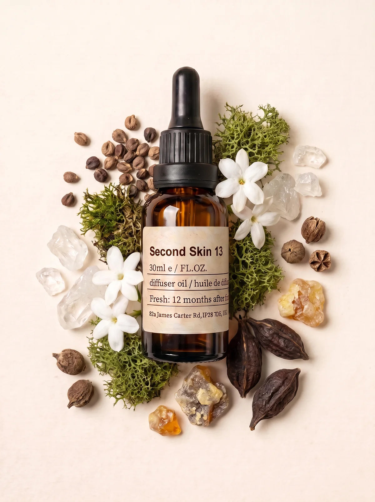 Second Skin 13 Diffuser Oil | Ambroxan & Skin Musk | Chavanc