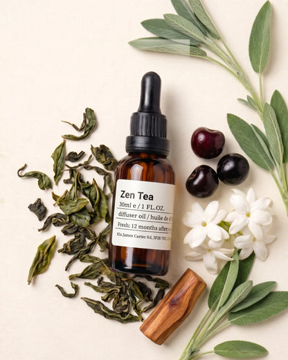 Zen Tea · Verdant Meditation Botanical Diffuser Oil