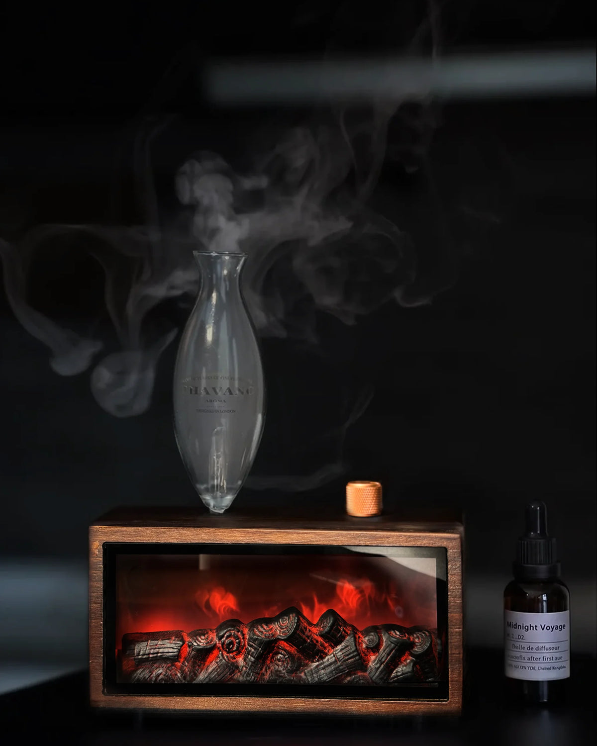 Chavanc Retro Fireplace Waterless Nebulizing Balsam Fir Diffuser - Hearth Edition